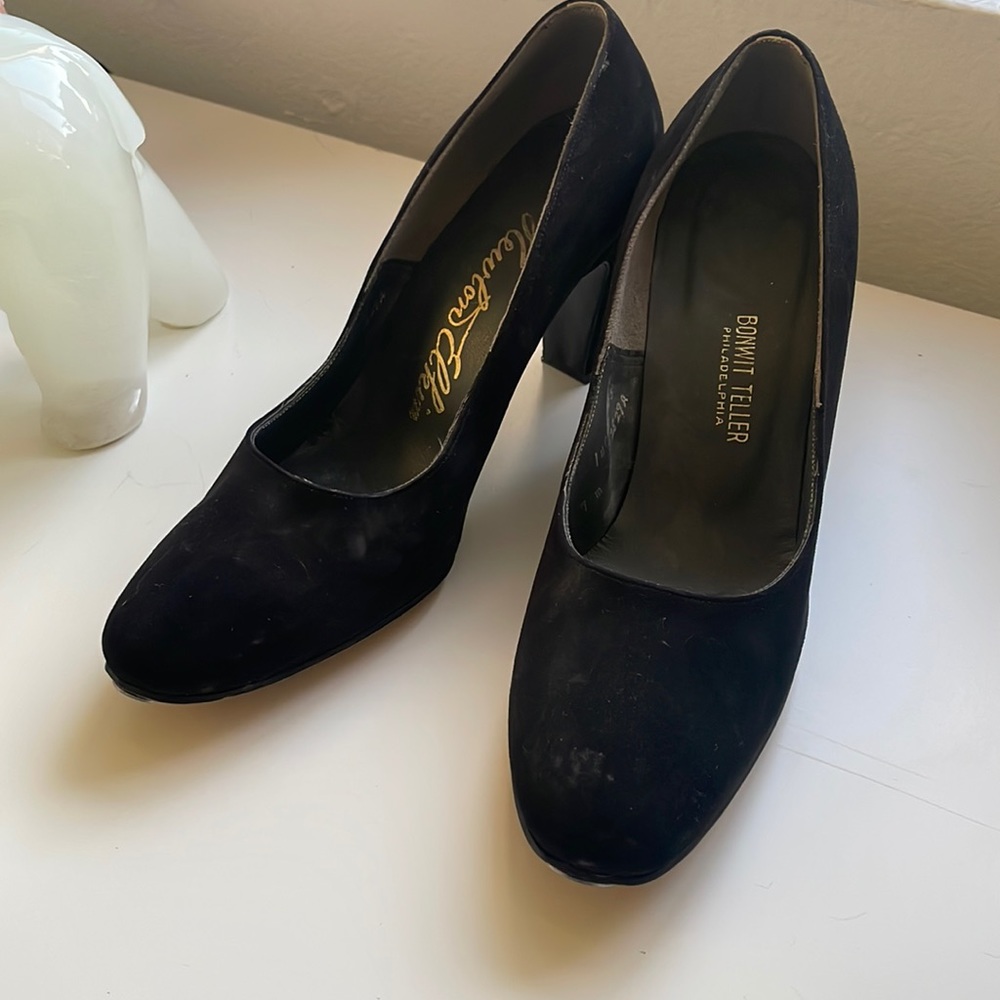 Vintage Narrow Black Heels